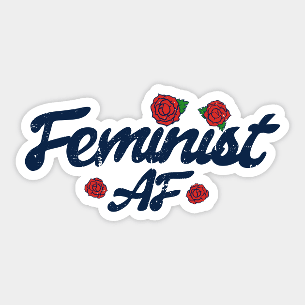 Feminist AF Sticker by bubbsnugg